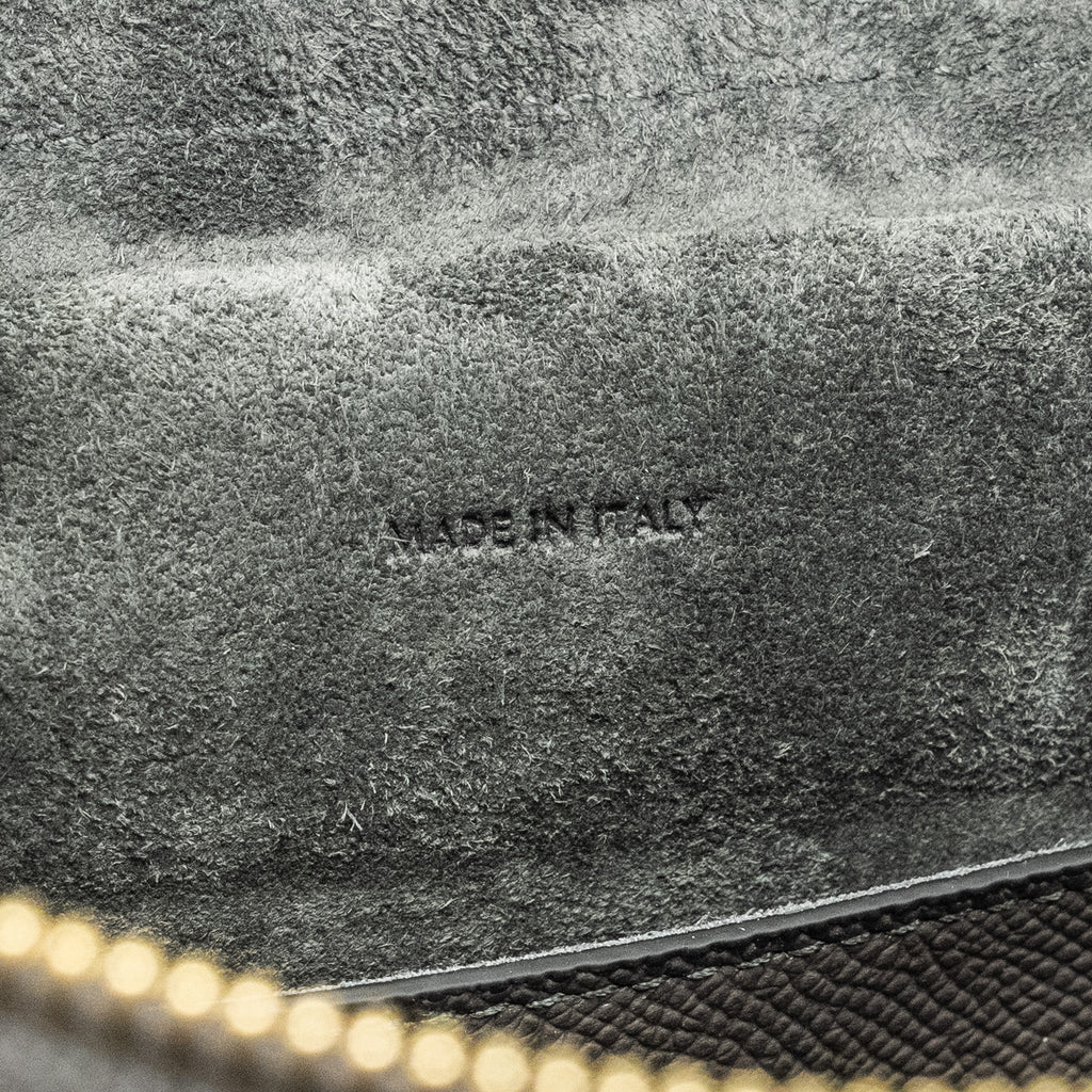 CELINE MINI BELT BAG GRAINED CALFSKIN GREY GHW