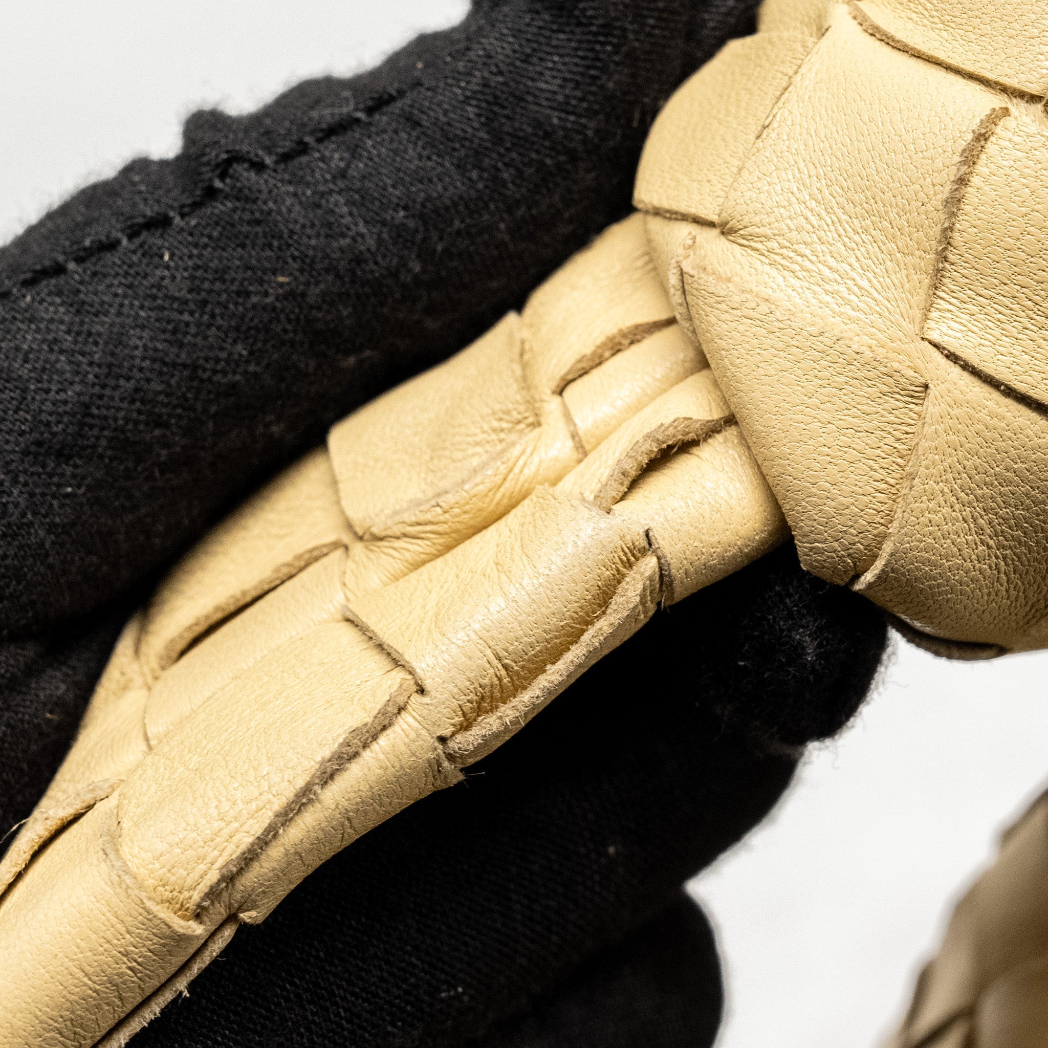 BOTTEGA VENETA MINI JODIE LAMBSKIN BEIGE GHW