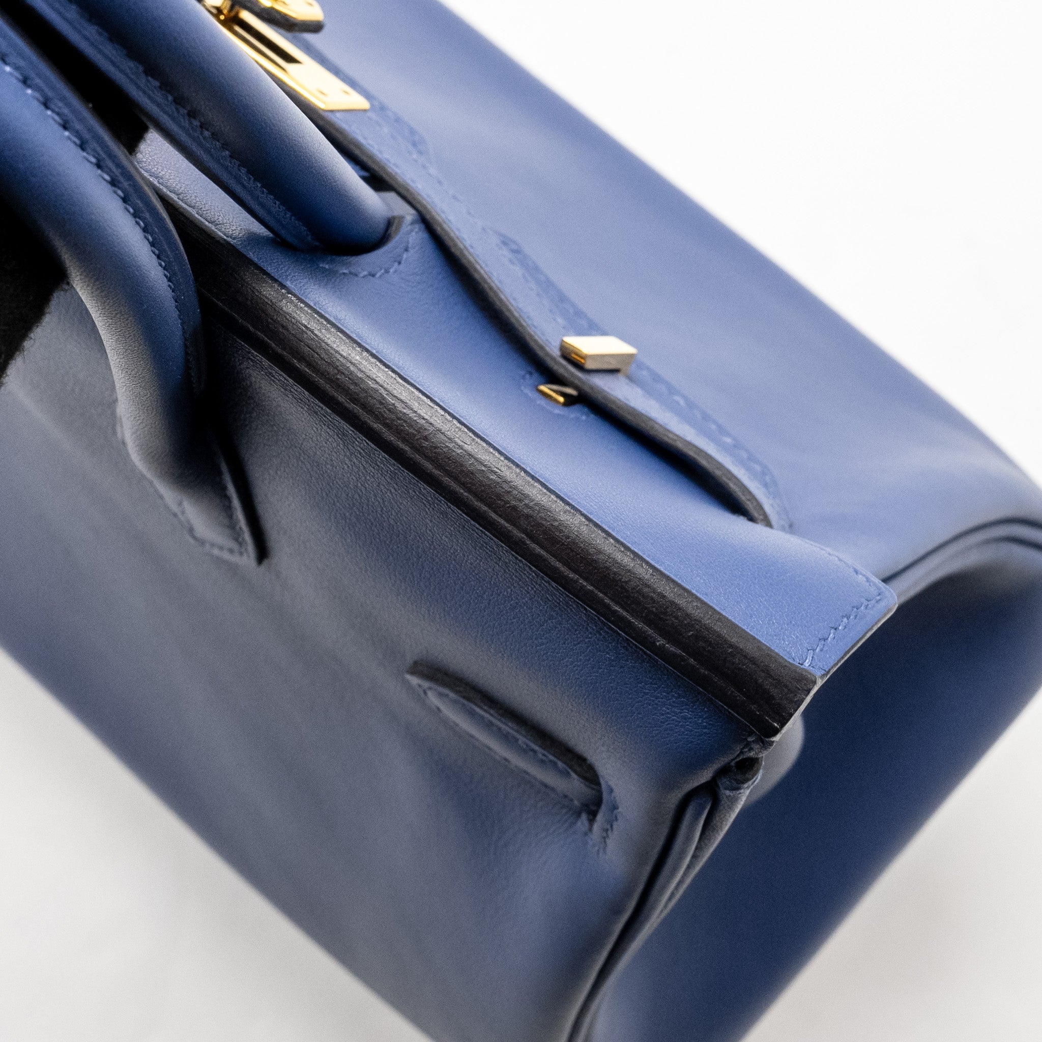 HERMES BIRKIN 25 SWIFT BLUE BRIGHTON GHW