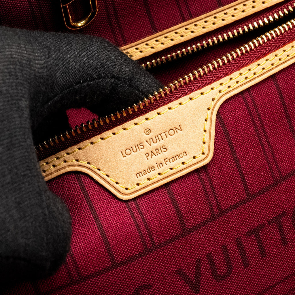 LOUIS VUITTON NEVERFULL MM MONOGRAM CANVAS GHW