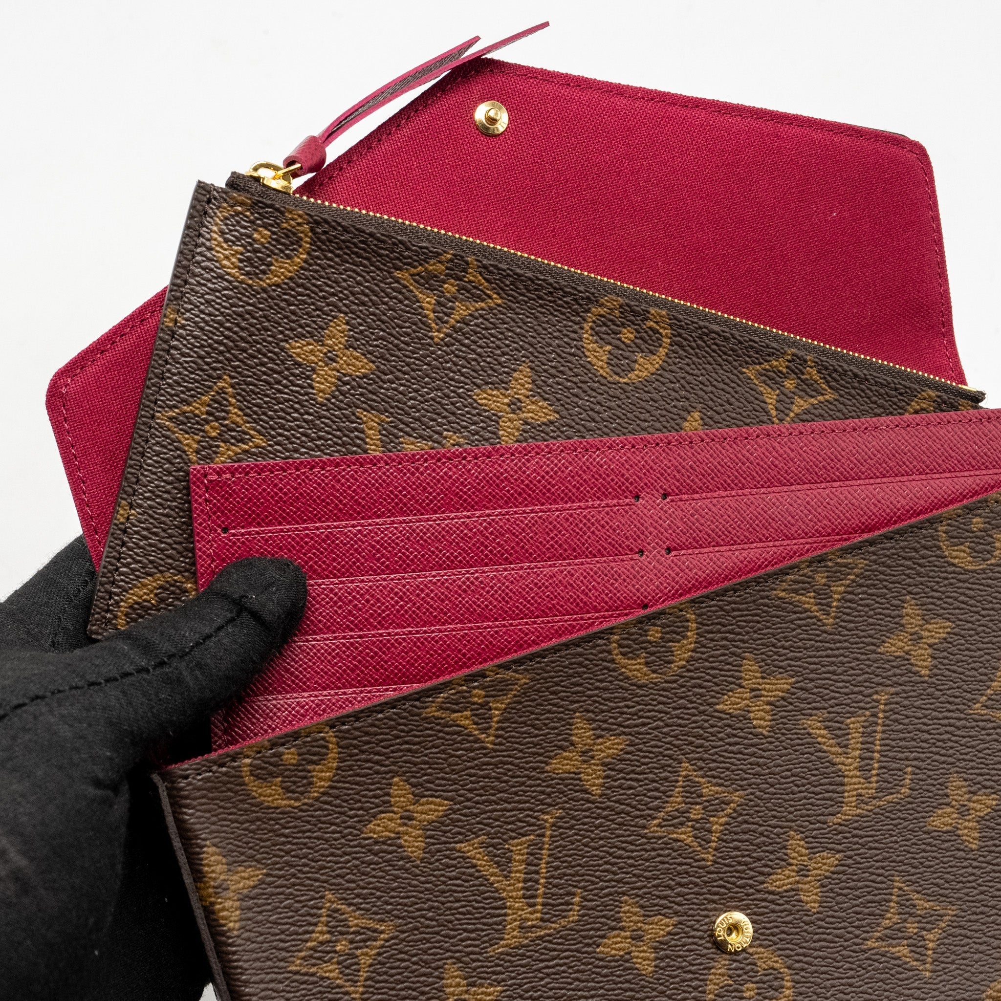 LOUIS VUITTON FELICIE POCHETTE MONOGRAM CANVAS GHW