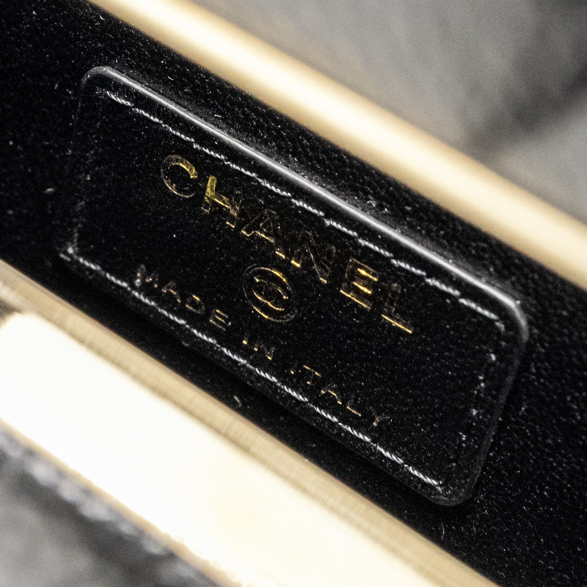 CHANEL QUILTED EVENING BOX BAG CAVIAR BLACK LGHW (MICROCHIP)