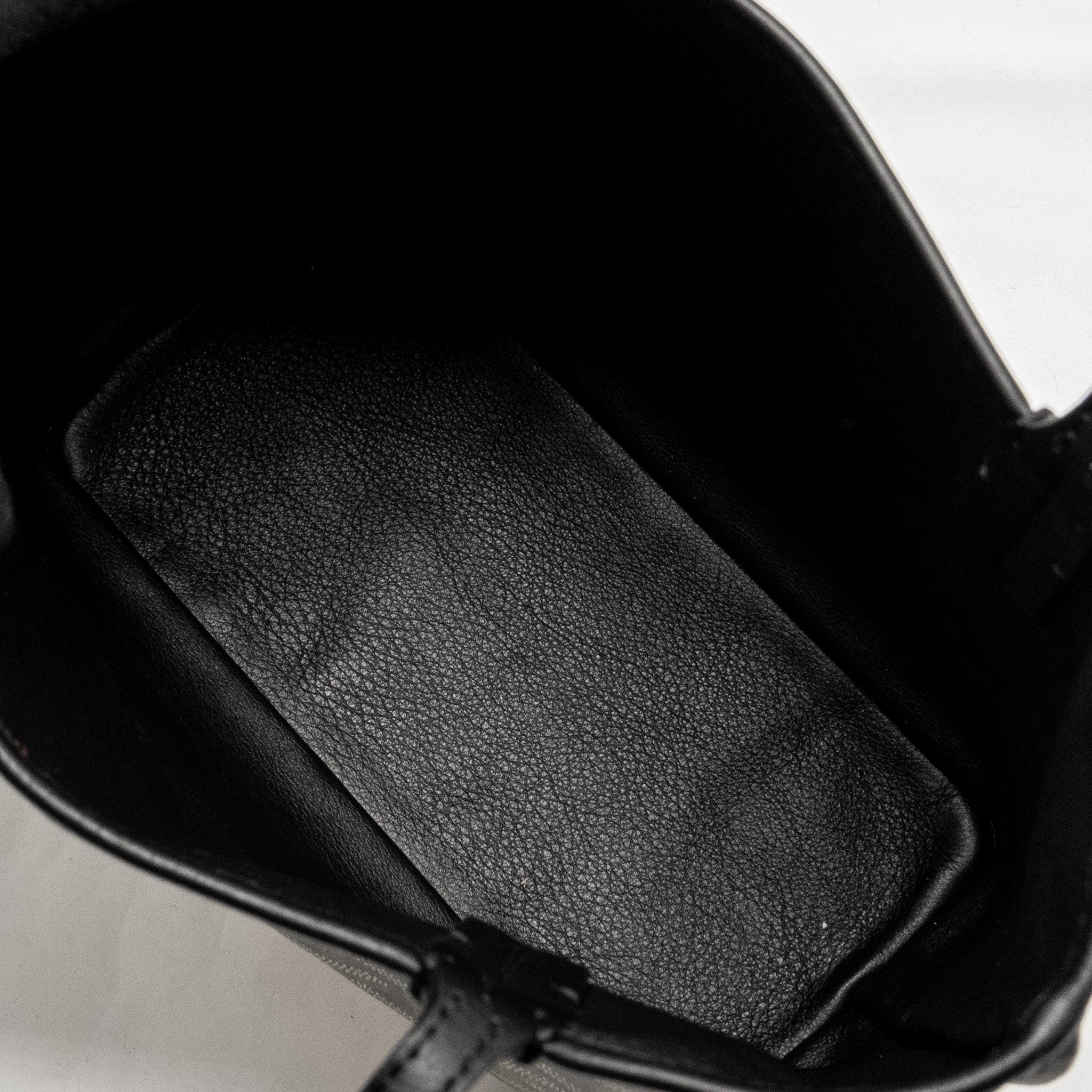 GOYARD MINI ANJOU TOTE GOYARDINE CANVAS / CALFSKIN BLACK SHW