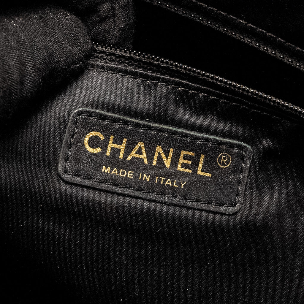 CHANEL GRAND SHOPPING TOTE BAG XL CAVIAR BLACK GHW