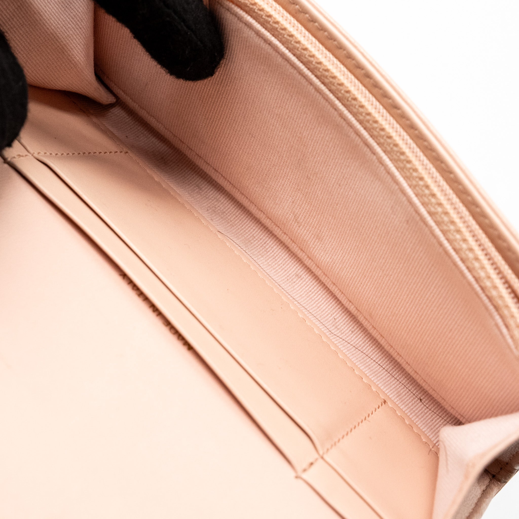 CHANEL 19 LONG FLAP WALLET LAMBSKIN PINK GHW (MICROCHIP)
