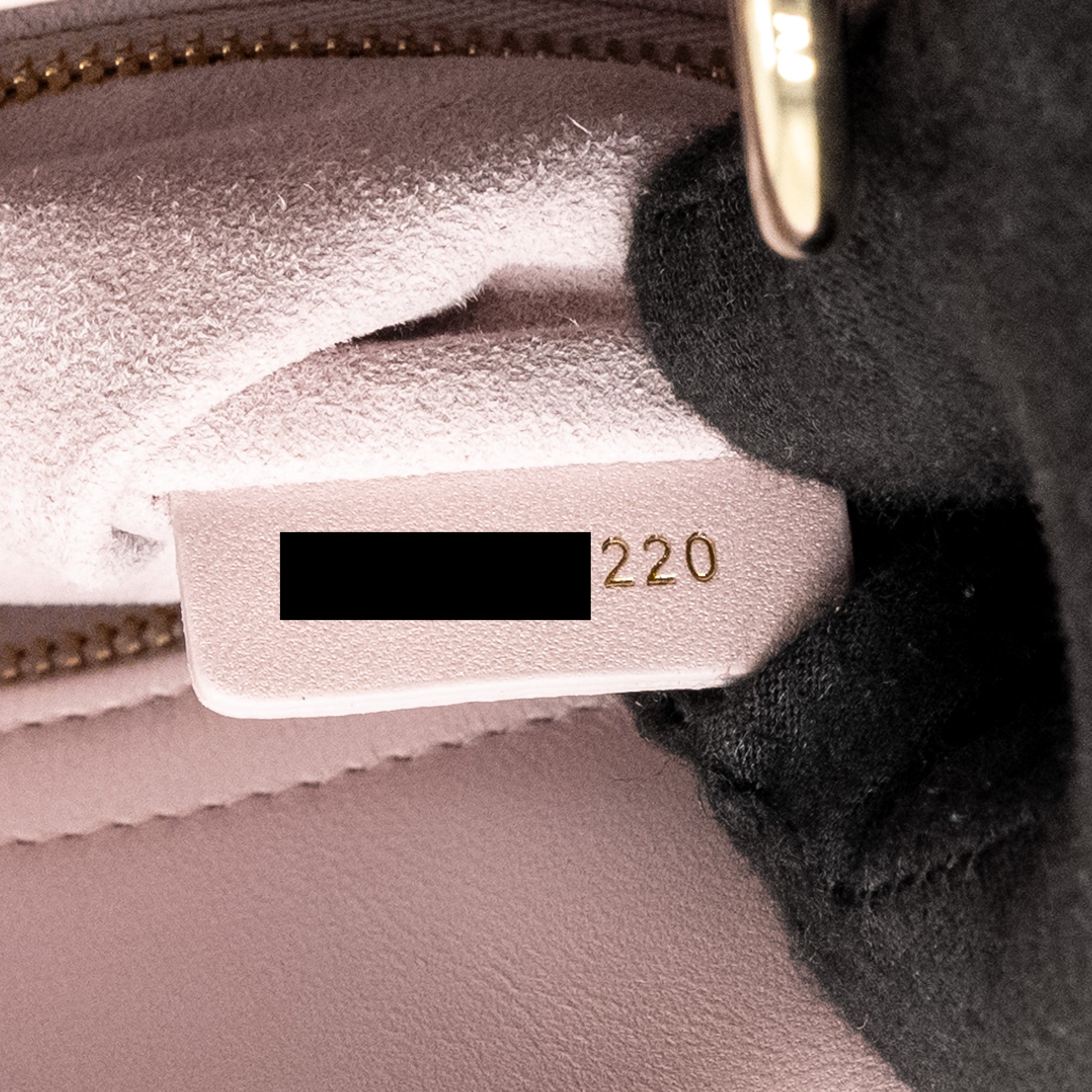 DIOR MEDIUM LADY DIOR LAMBSKIN IRIDESCENT PINK LGHW