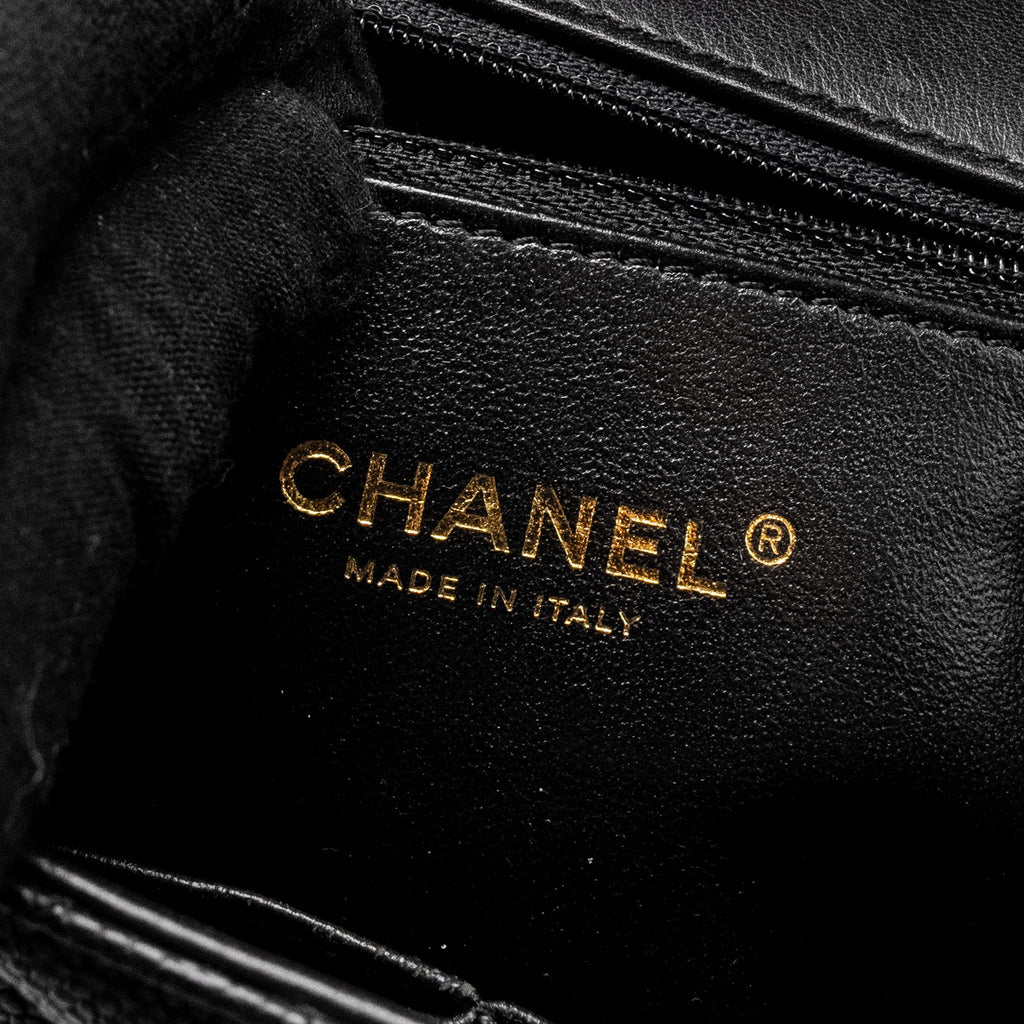 CHANEL FILIGREE FLAP BAG CAVIAR BLACK GHW