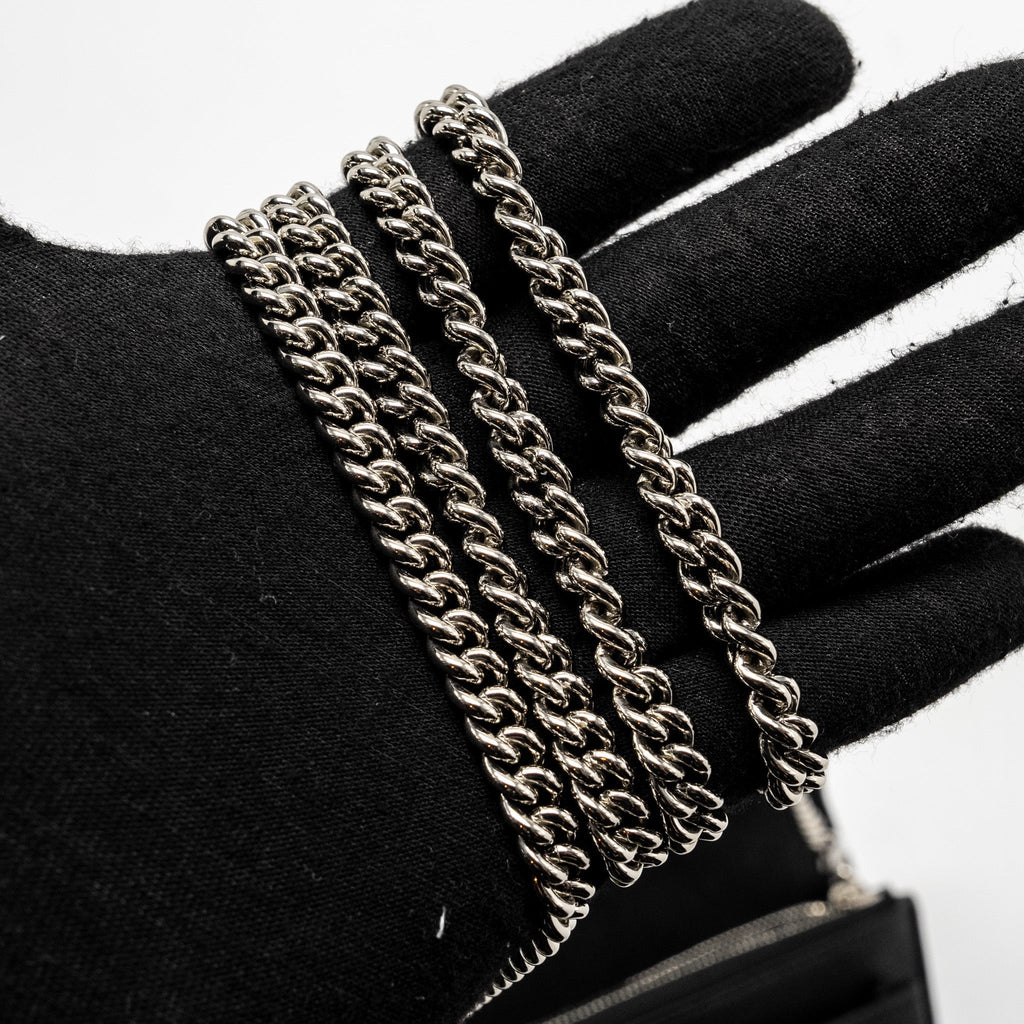 LOUIS VUITTON MYLOCKME CHAIN POCHETTE CALFSKIN BLACK SHW