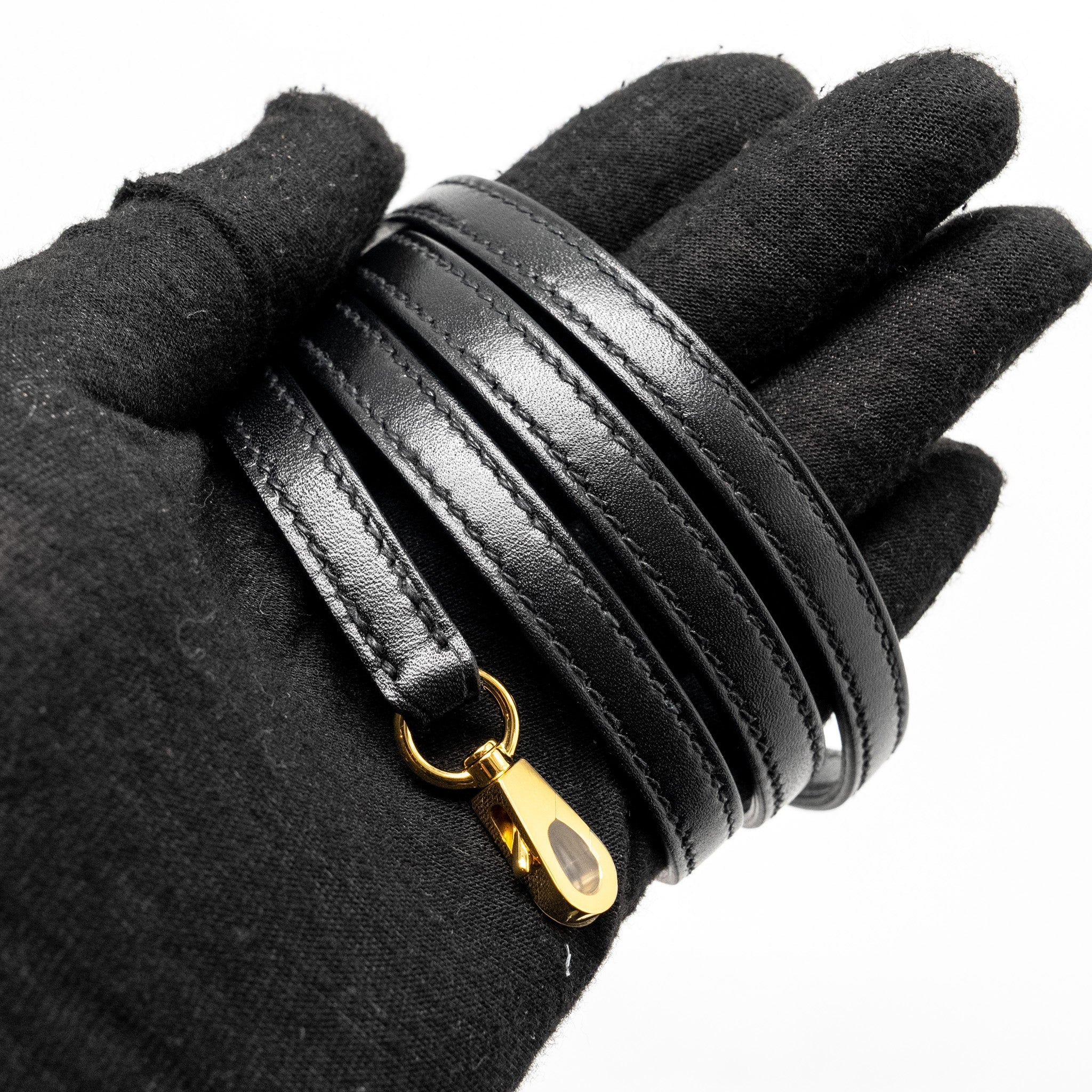 HERMES MINI KELLY TADELAKT BLACK GHW