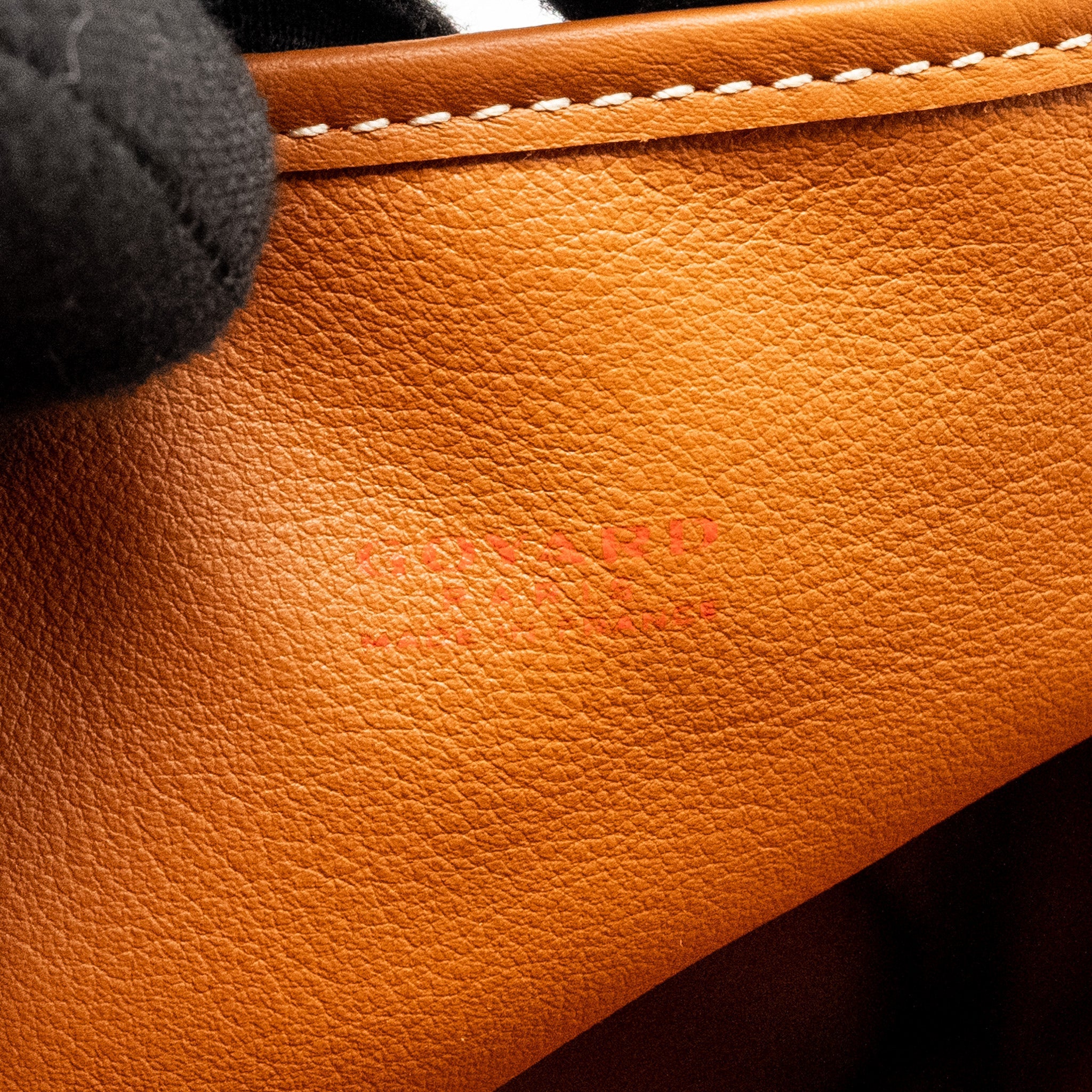 GOYARD MINI ANJOU TOTE BAG GOYARDINE CANVAS / CALFSKIN TAN SHW