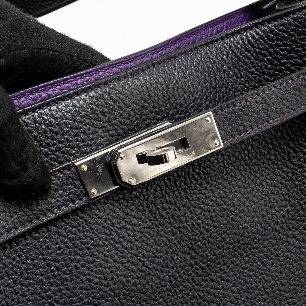 HERMES SO KELLY 26 CLEMENCE VERT/ IRIS SHW