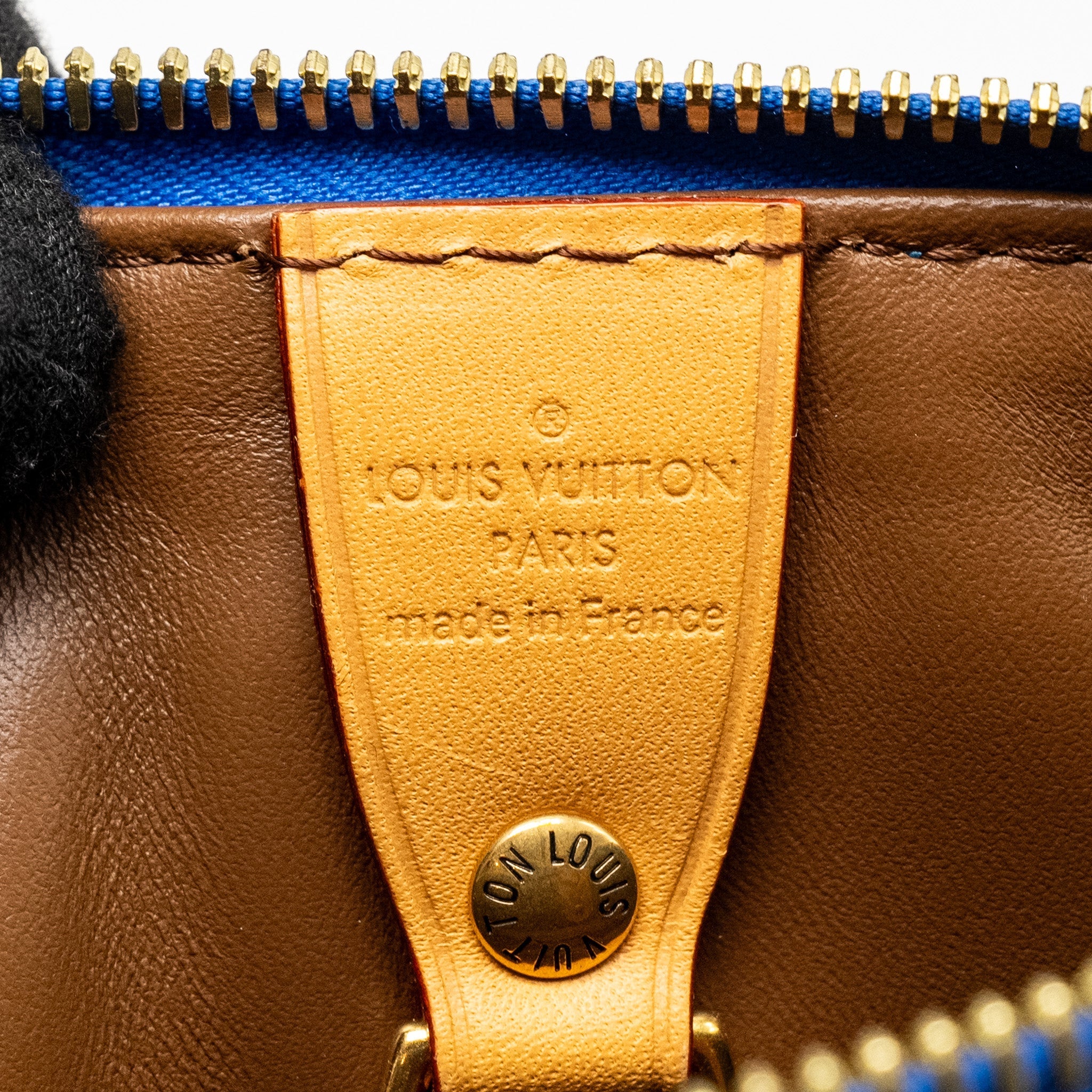 LOUIS VUITTON SPEEDY P9 BANDOULIERE 25 MONOGRAM SOFT CALFSKIN BLEU GHW
