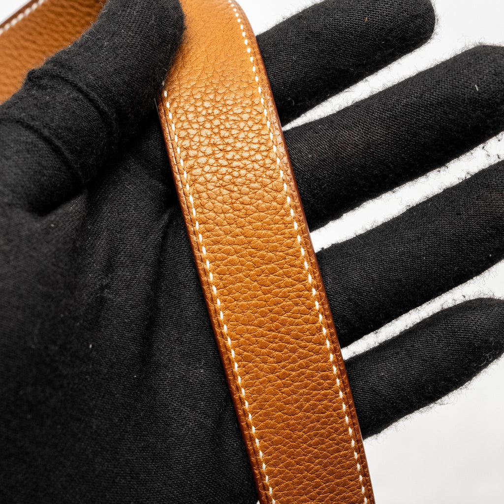 HERMES MINI LINDY BARENIA FAUBOURG FAUVE GHW