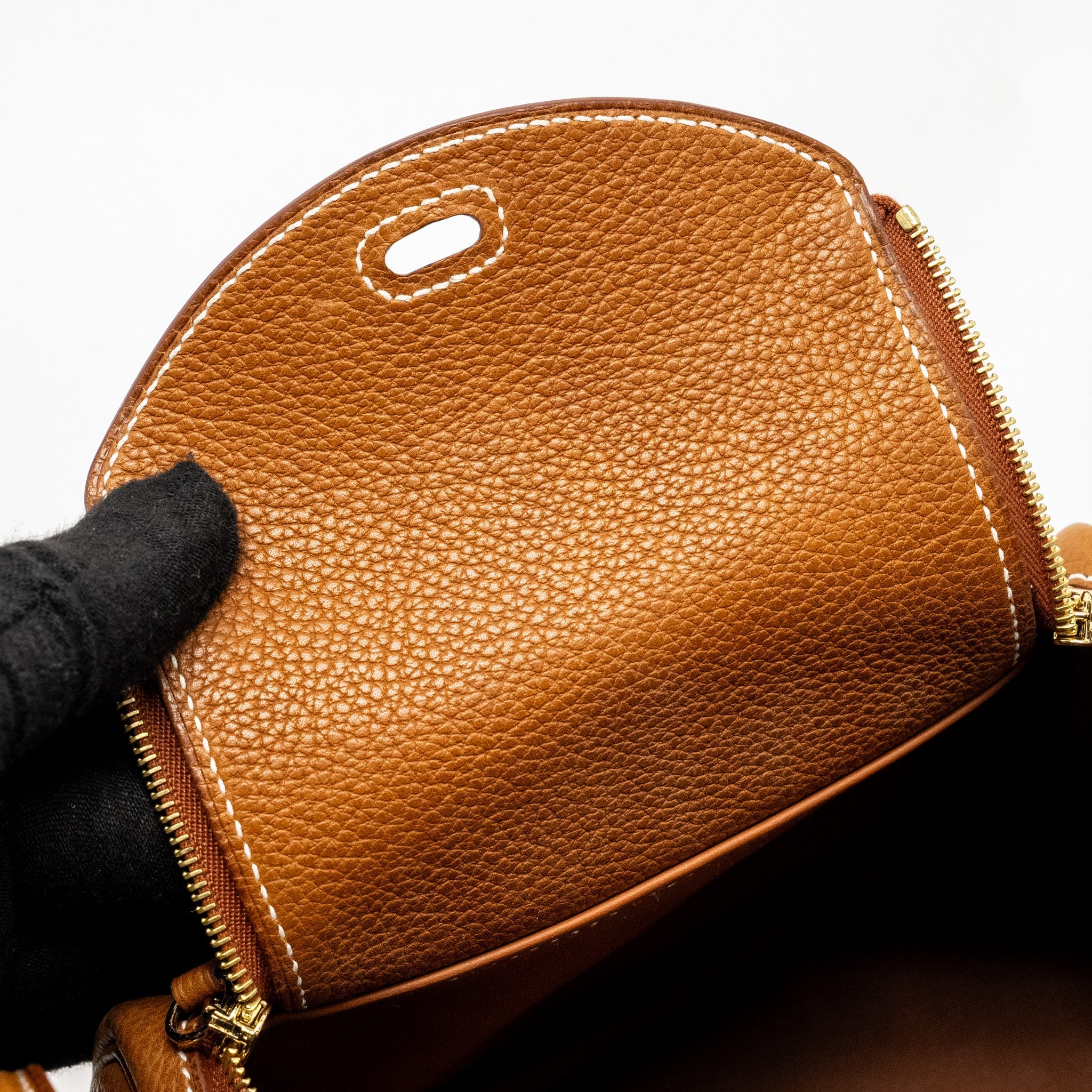 HERMES MINI LINDY BARENIA FAUBOURG FAUVE GHW