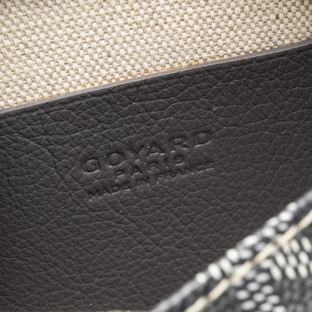 GOYARD PLUMET POCHETTE POCKET WALLET GOYARDLINE CANVAS GREY SHW