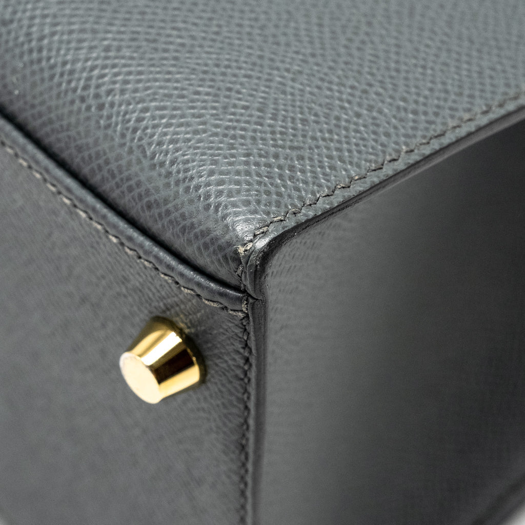 HERMES KELLY 28 EPSOM VERT AMANDE GHW