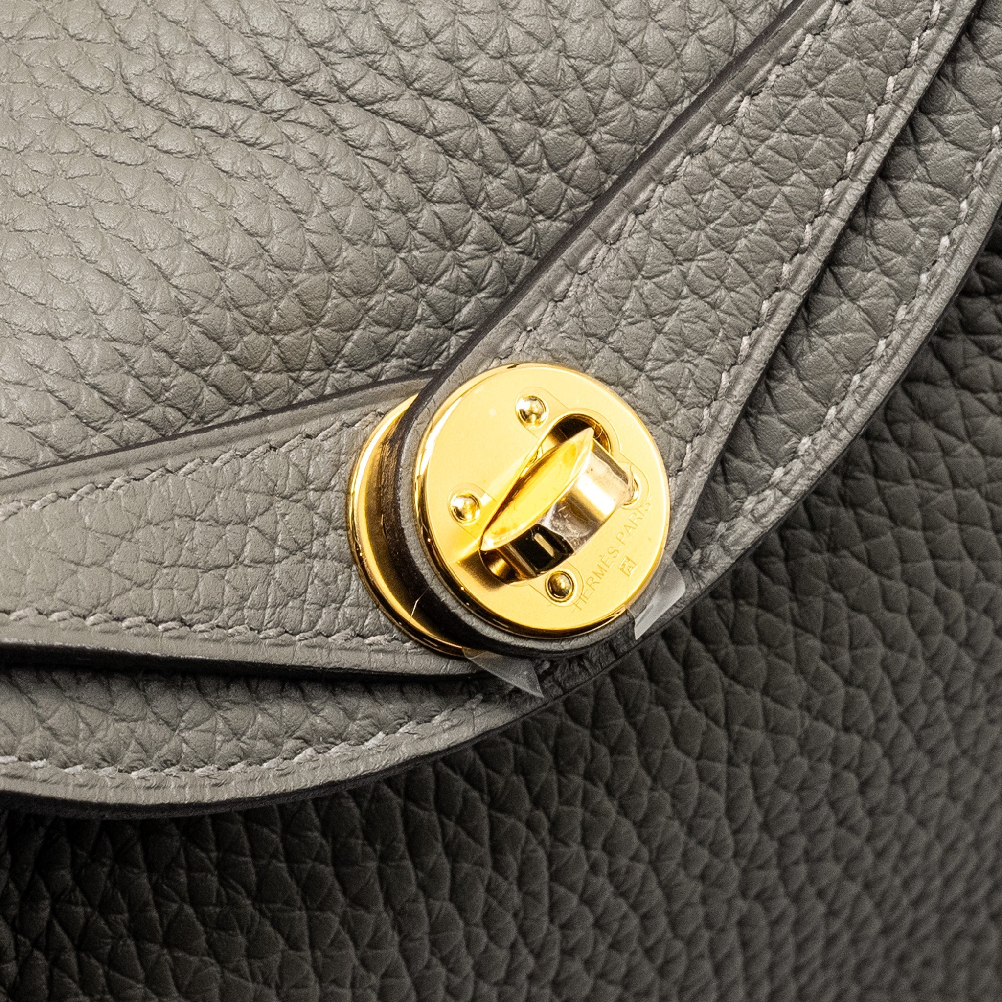HERMES MINI LINDY CLEMENCE GRIS MEYER GHW
