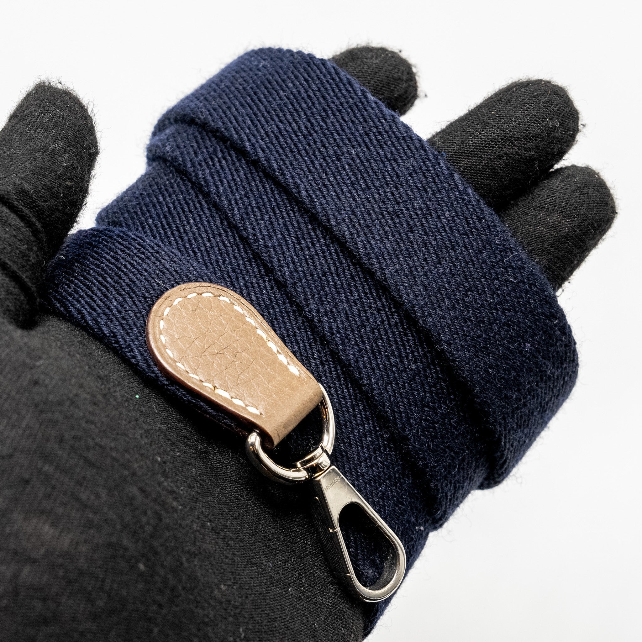 HERMES MINI EVELYNE CLEMENCE ETOUPE / BLUE NUIT SHW