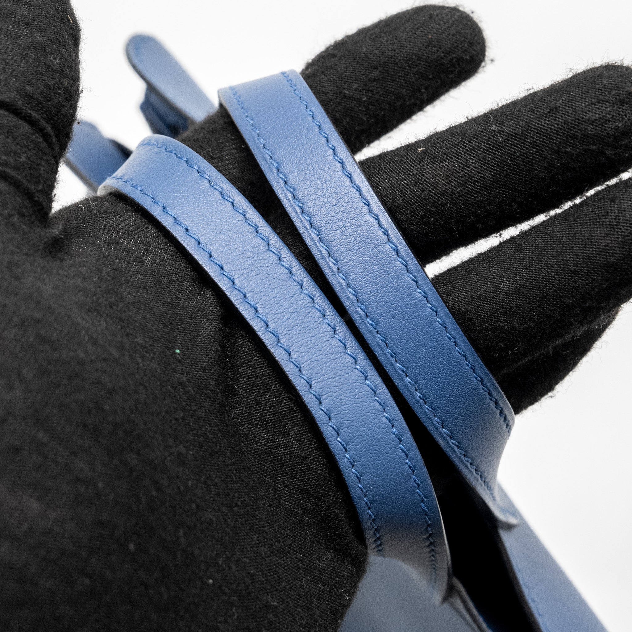 HERMES MINI HALZAN 22 SWIFT BLUE AGATE SHW