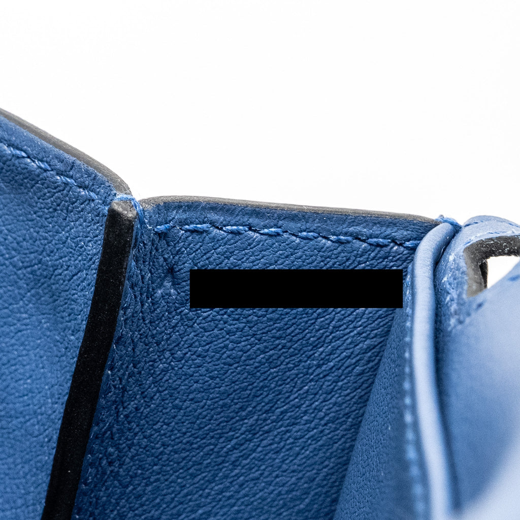 HERMES MINI HALZAN 22 SWIFT BLUE AGATE SHW