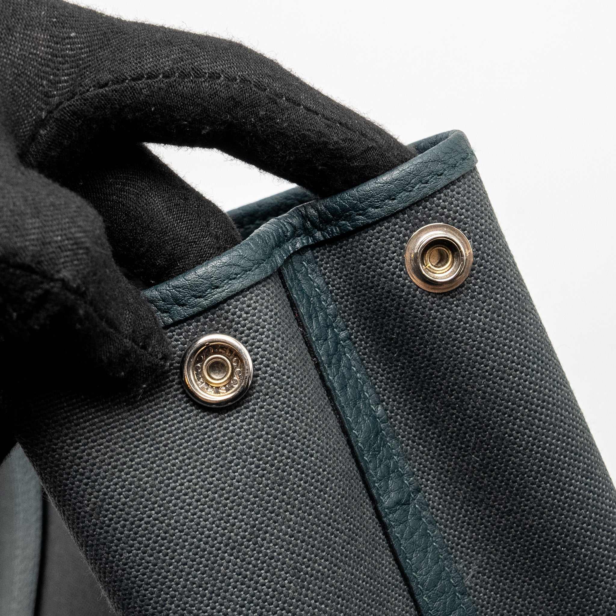 HERMES GARDEN PARTY 30 CANVAS / NEGONDA VERT ROUSSEAU / VERT CYPRES SHW