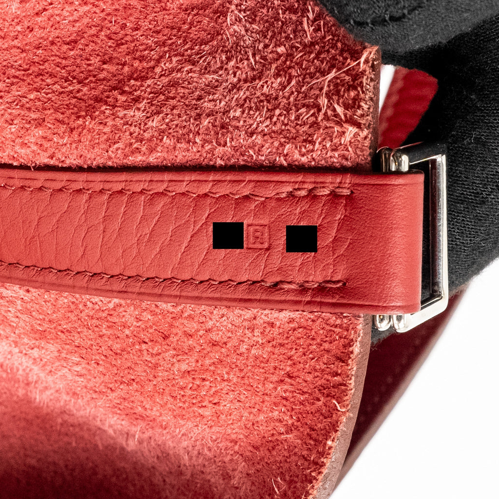 HERMES PICOTIN 26 LOCK BAG CLEMENCE RED SHW