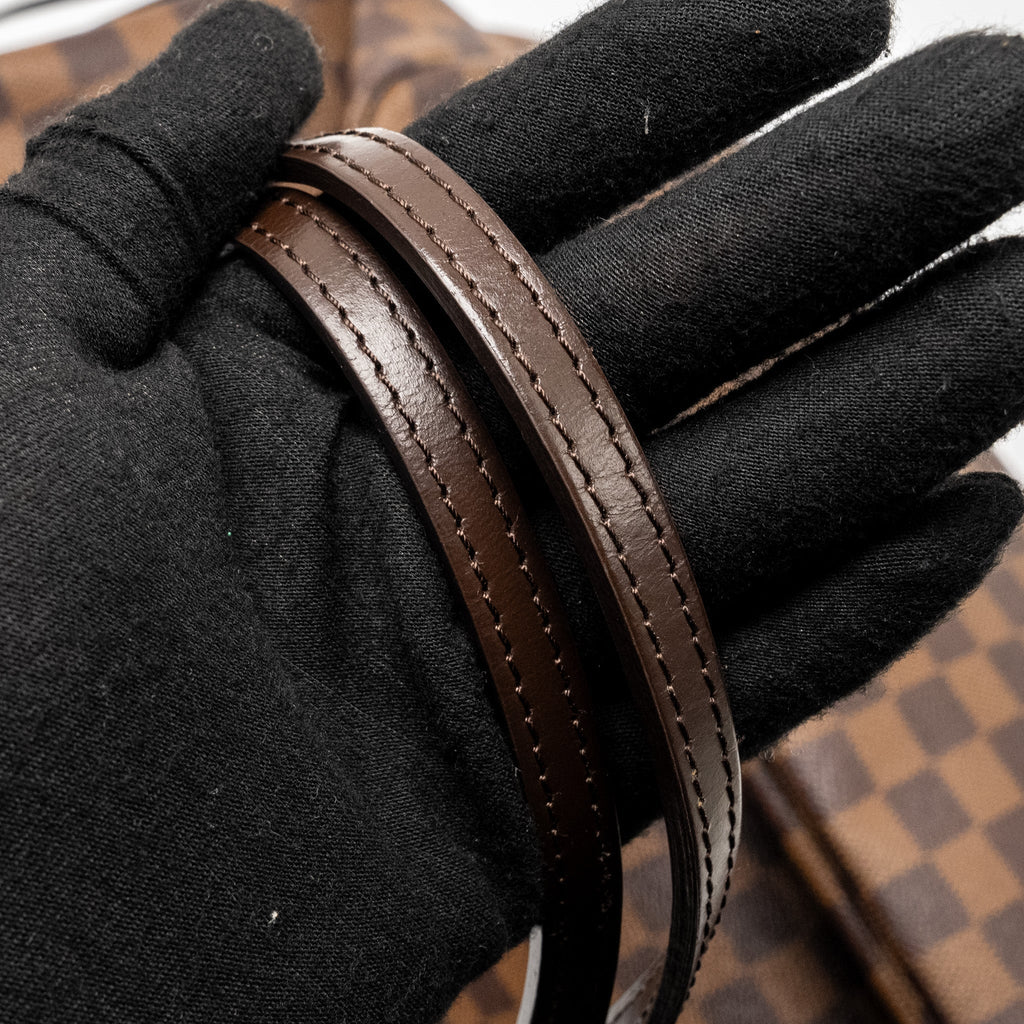 LOUIS VUITTON NEVERFULL MM DAMIER EBENE CANVAS GHW