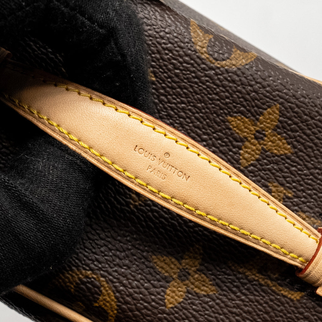 LOUIS VUITTON NICE NANO MONOGRAM CANVAS GHW