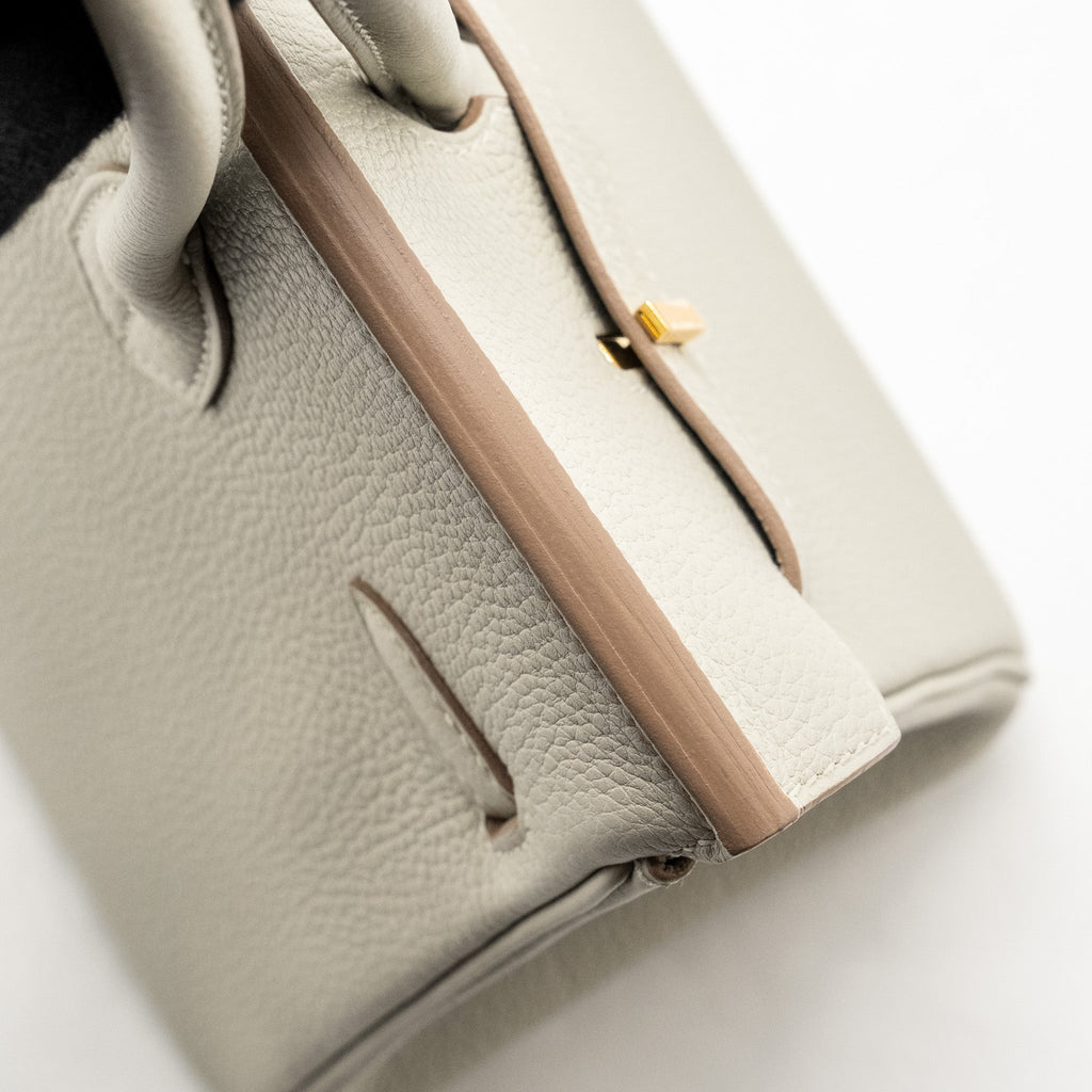 HERMES BIRKIN 25 TOGO GRIS PERLE GHW