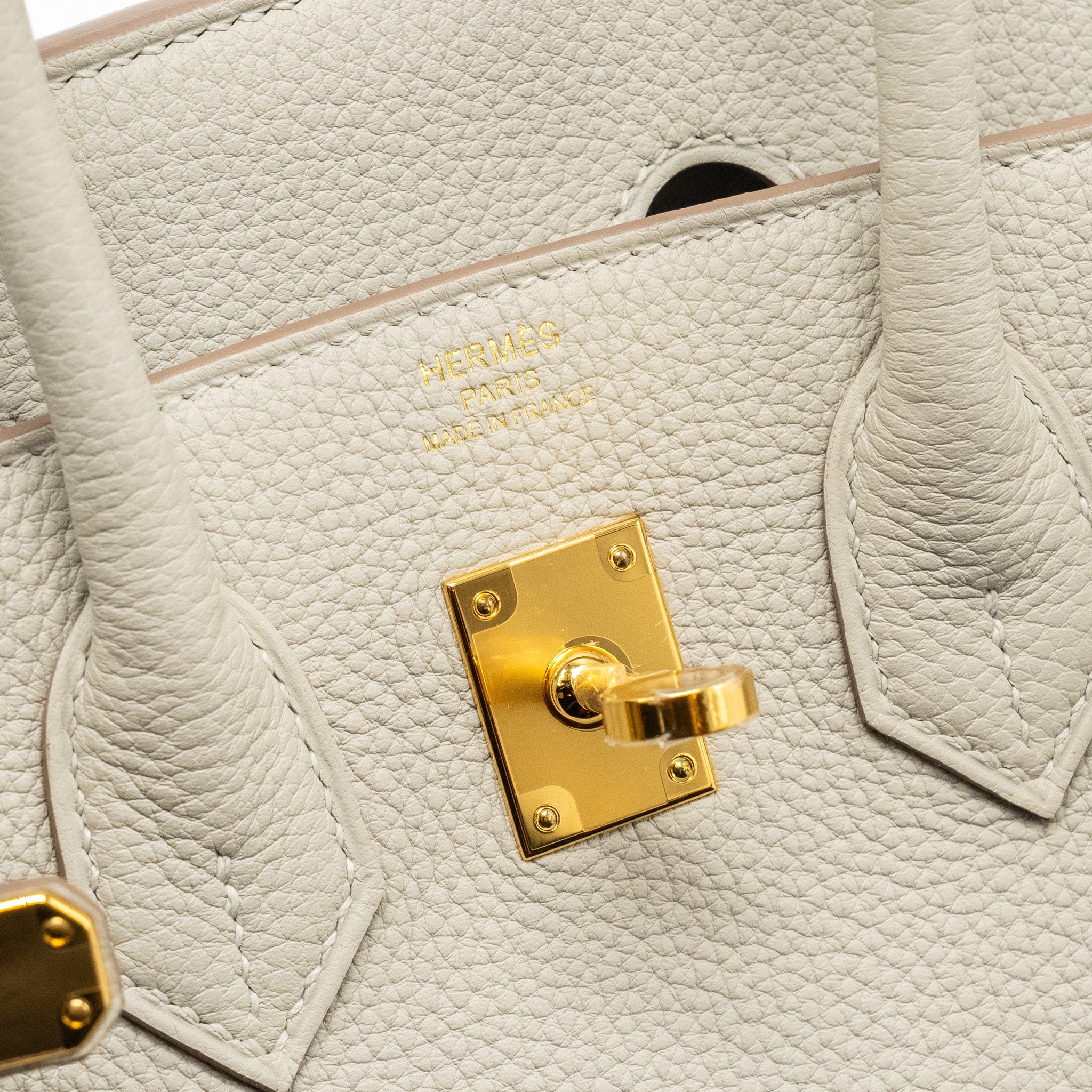 HERMES BIRKIN 25 TOGO GRIS PERLE GHW
