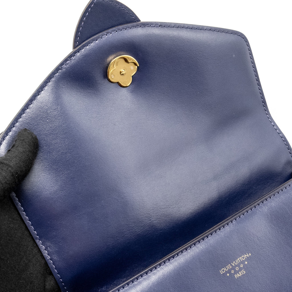 LOUIS VUITTON PONT 9 CALFSKIN DARK BLUE GHW