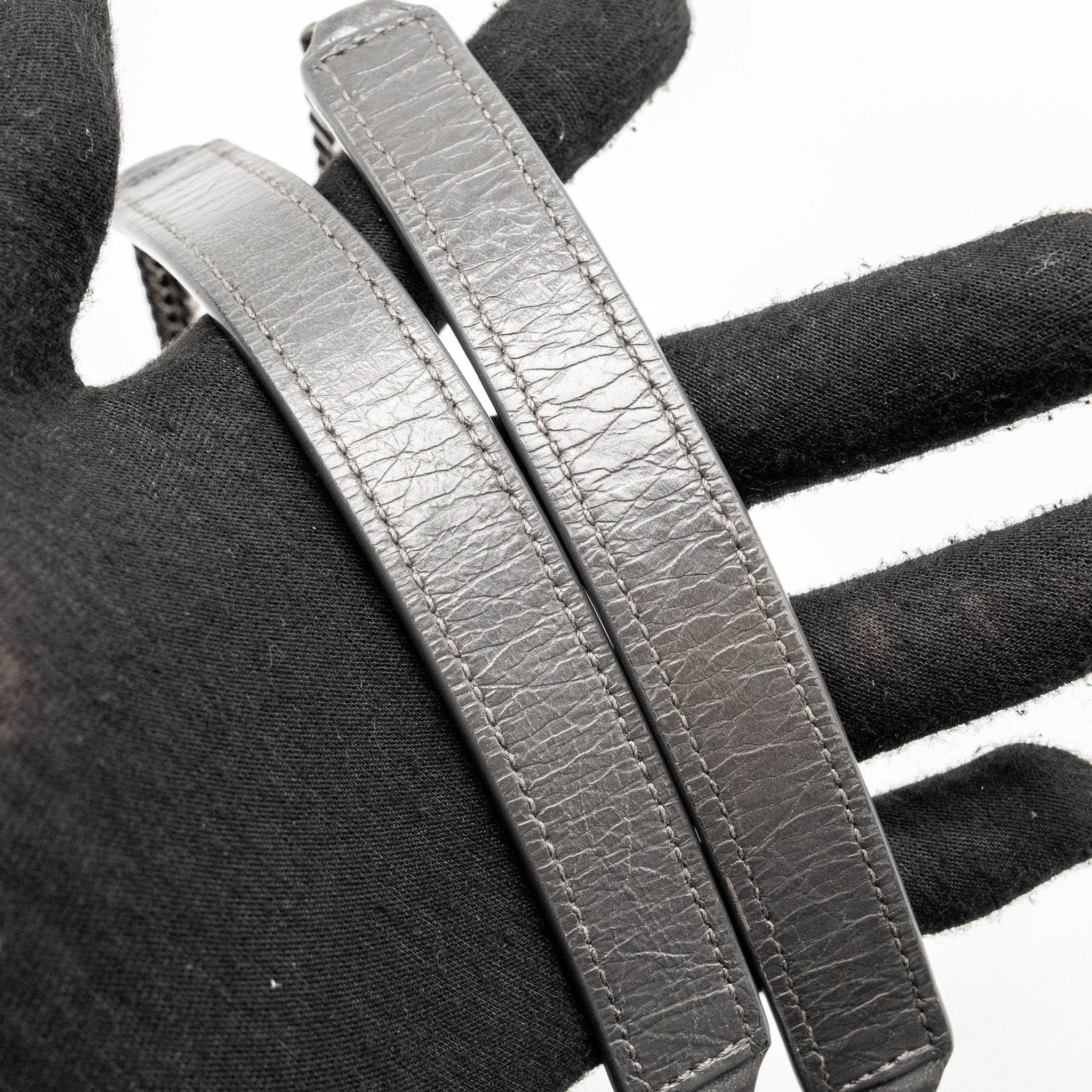 SAINT LAURENT NIKI BABY CALFSKIN GREY SHW