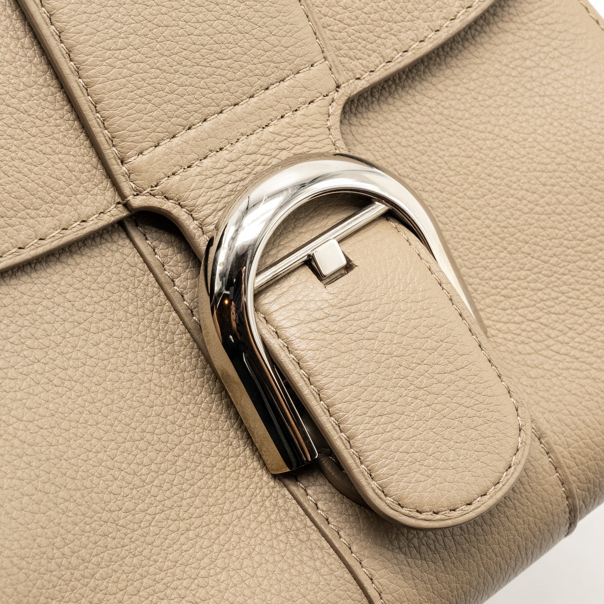 DELVAUX MINI BRILLANT BAG CALFSKIN GREY SHW
