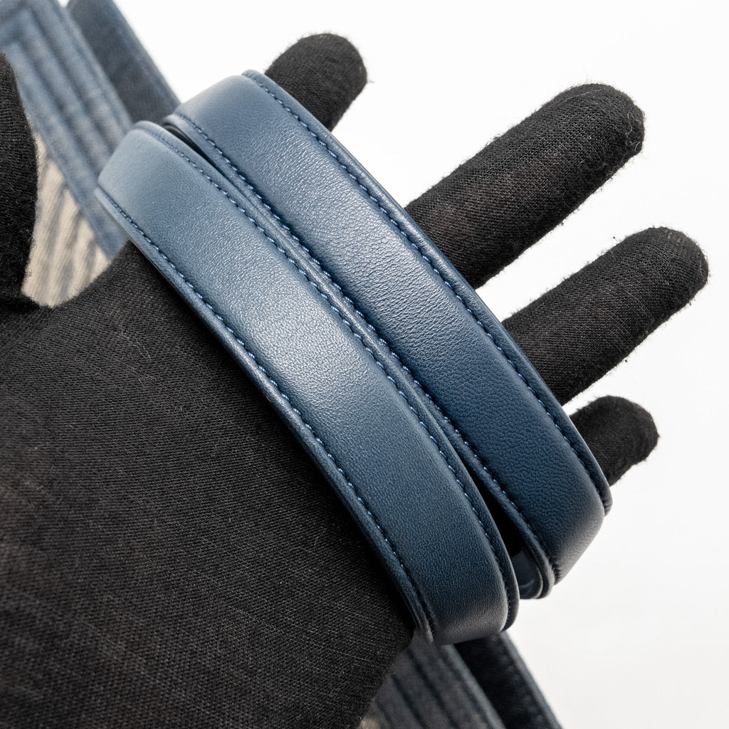 CHANEL 15P BOY CHEVRON SHOPPING TOTE BAG DENIM/ LAMBSKIN BLUE RUTHENIUM HARDWARE