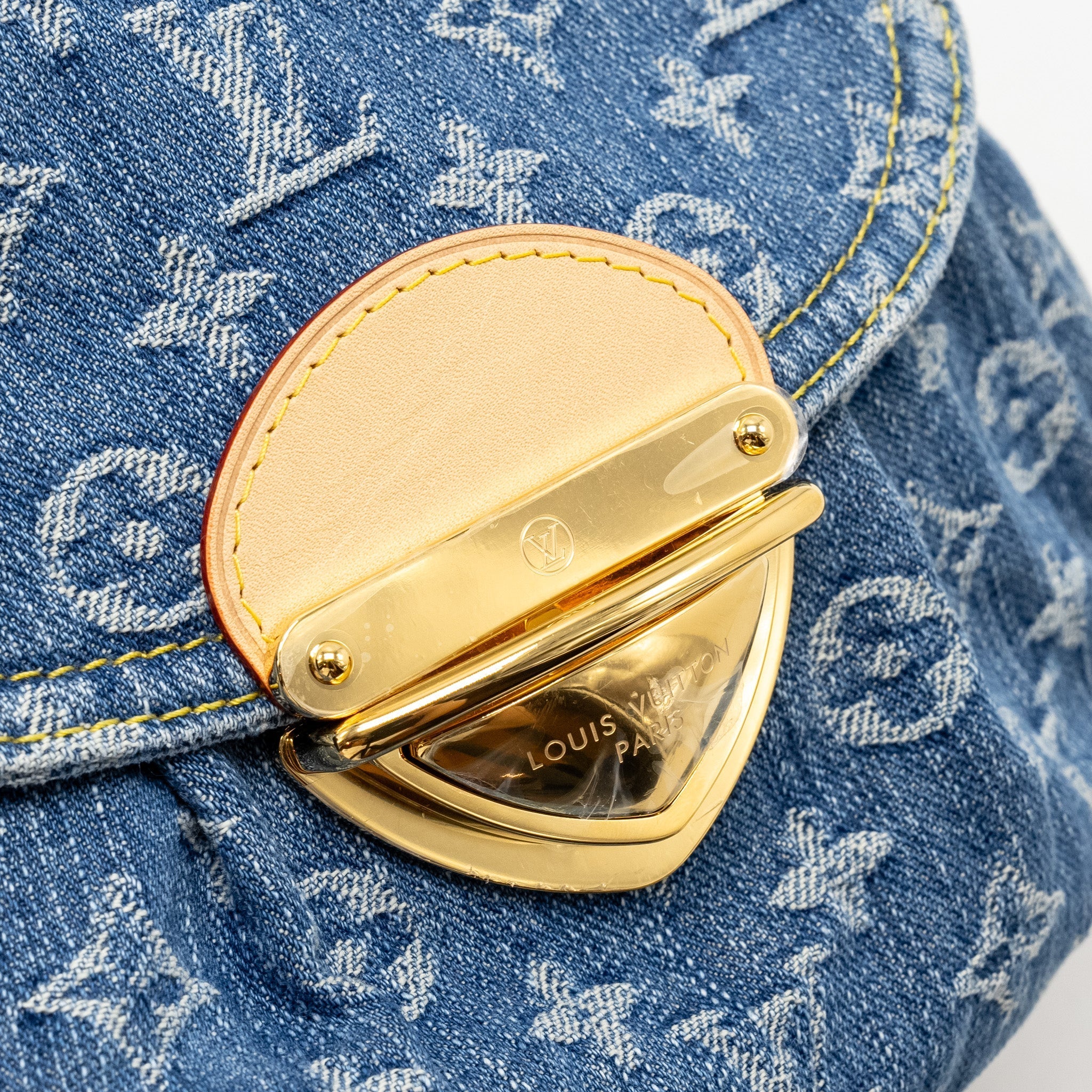LOUIS VUITTON SUNSET MONOGRAM DENIM REMIX LIGHT BLUE LIMITED EDITION GHW