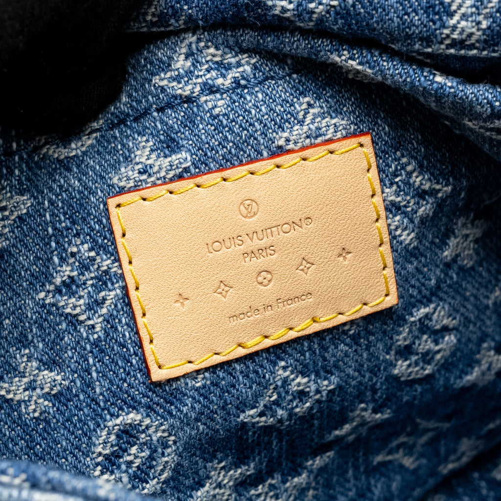 LOUIS VUITTON SUNSET MONOGRAM DENIM REMIX LIGHT BLUE LIMITED EDITION GHW
