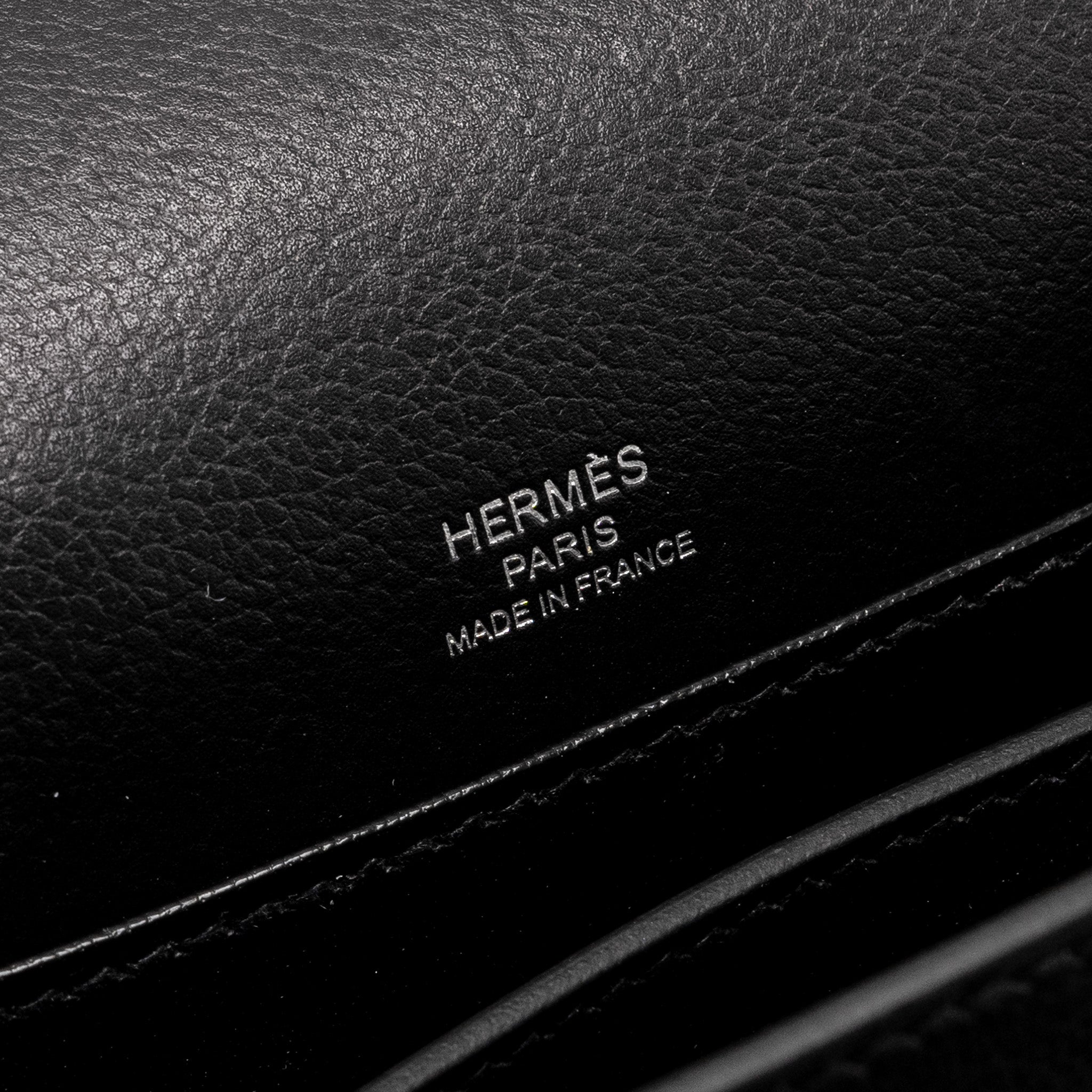 HERMES MINI ROULIS SWIFT BLACK SHW