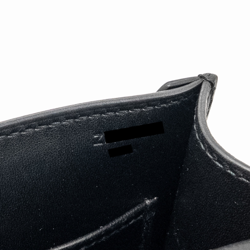 HERMES VERROU 21 BAG ALLEGRETTO PERMABRASS BLACK LGHW