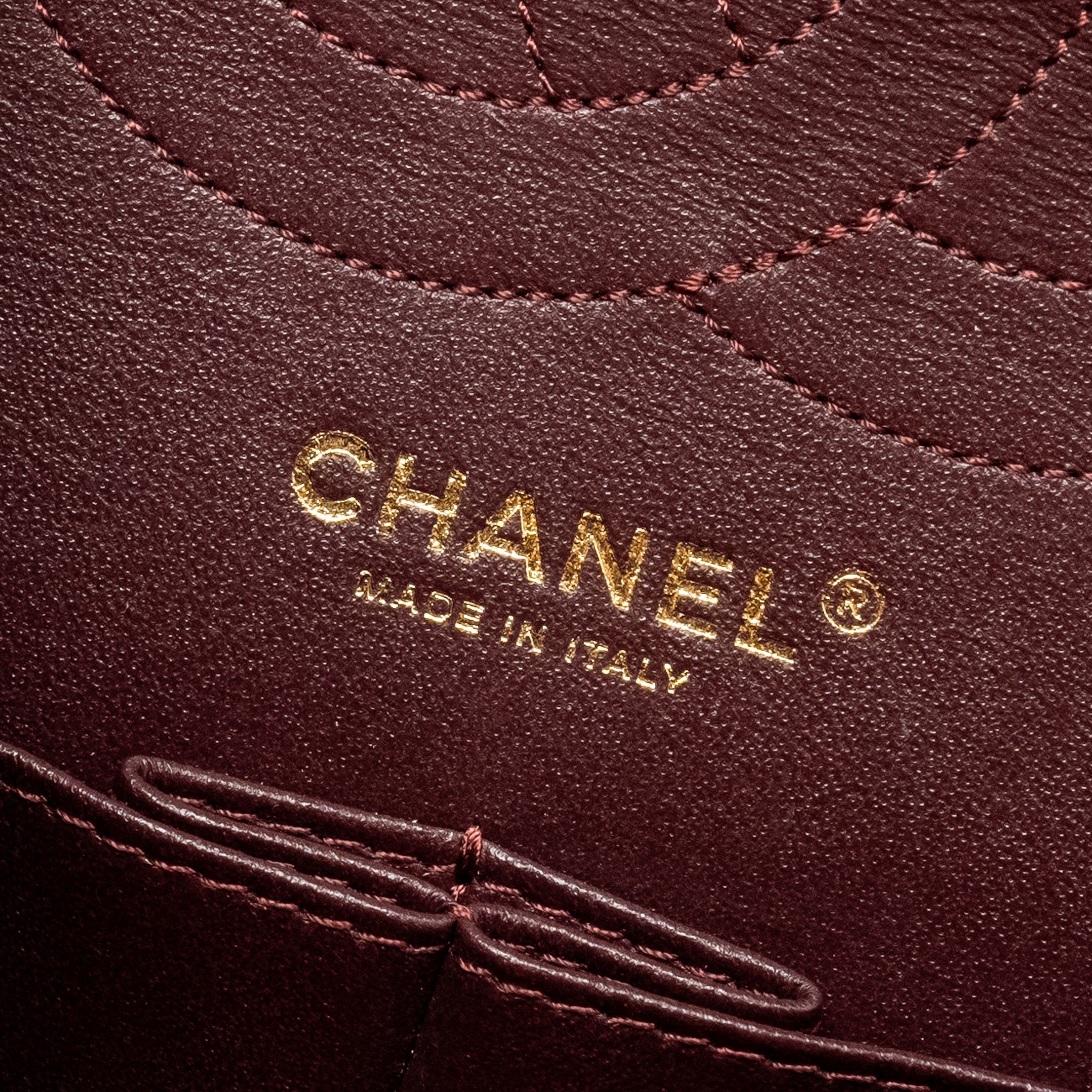 CHANEL LARGE 2.55 REISSUE FLAP BAG AGED CALFSKIN BLACK GHW
