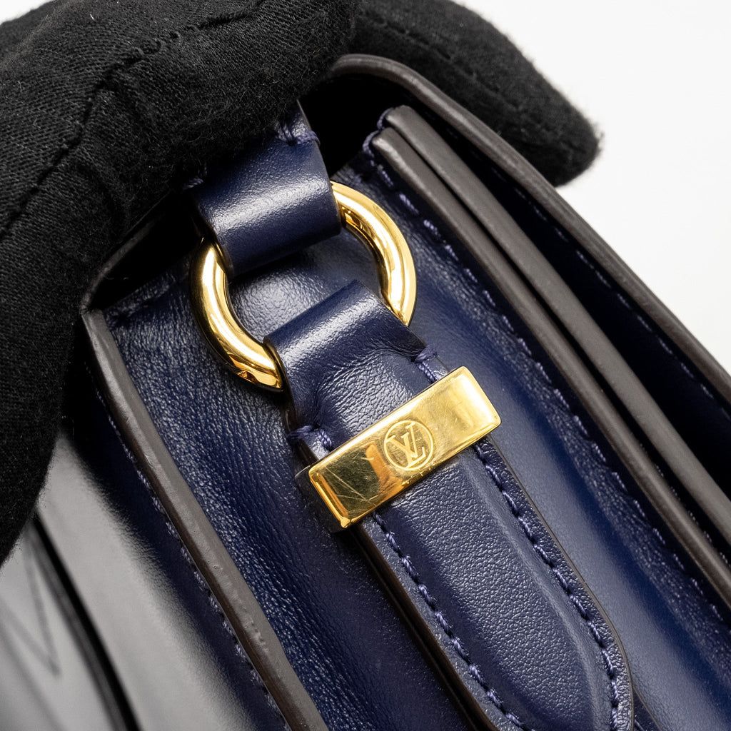 LOUIS VUITTON PONT 9 CALFSKIN DARK BLUE GHW