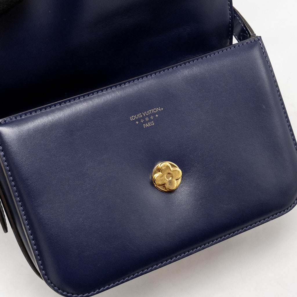 LOUIS VUITTON PONT 9 CALFSKIN DARK BLUE GHW