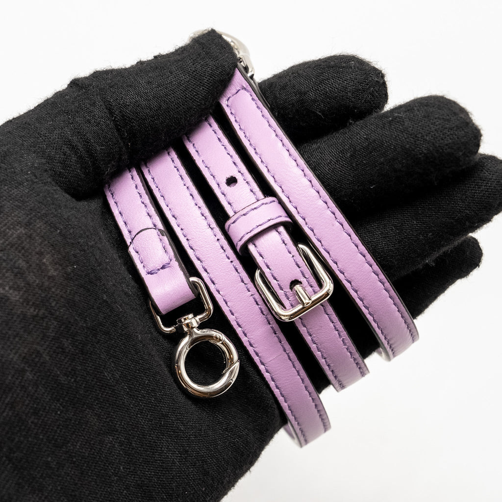 FENDI SMALL FENDI FIRST CLUTCH BAG NAPPA LILAC SHW