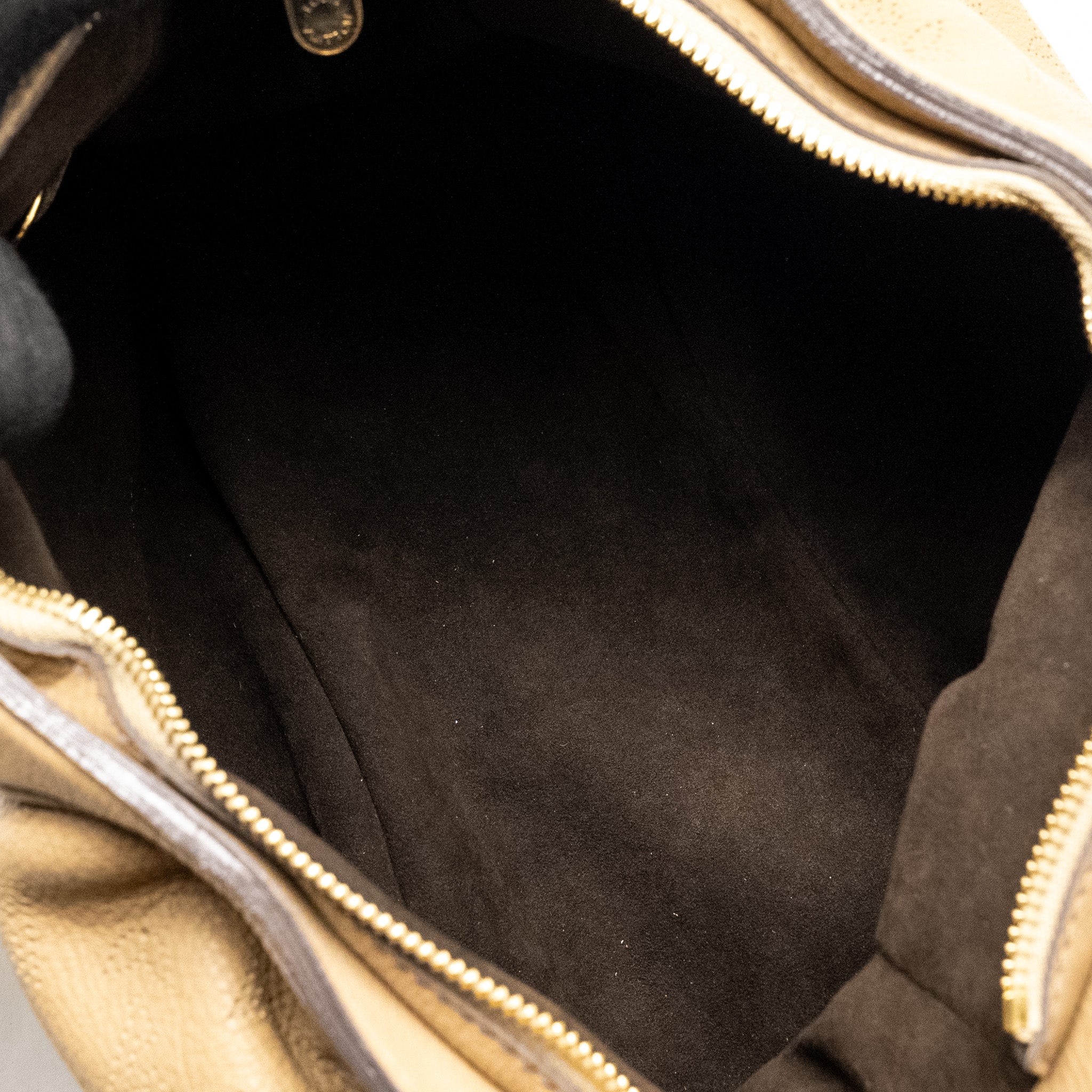 LOUIS VUITTON MAHINA HOBO BAG CALFSKIN BEIGE GHW
