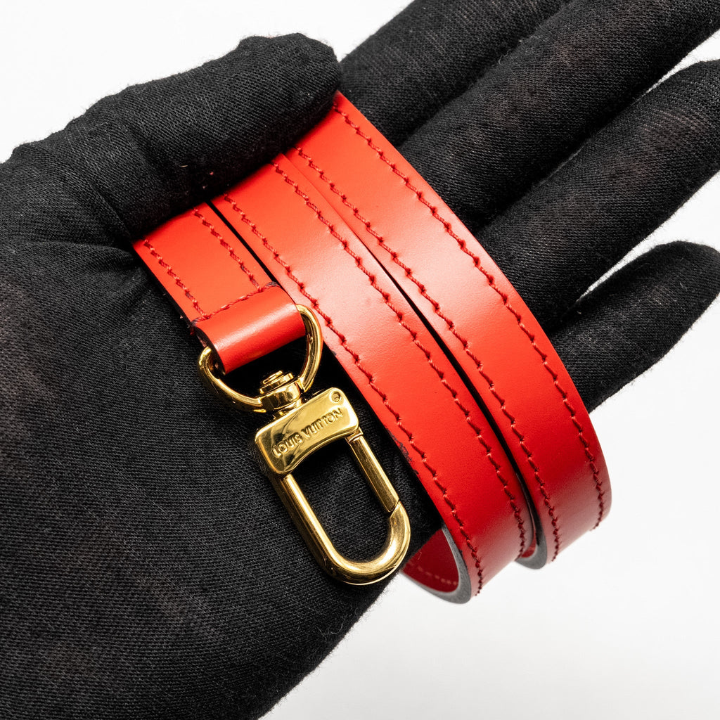 LOUIS VUITTON PHENIX TOP HANDLE SHOULDER BAG MONOGRAM CANVAS RED GHW