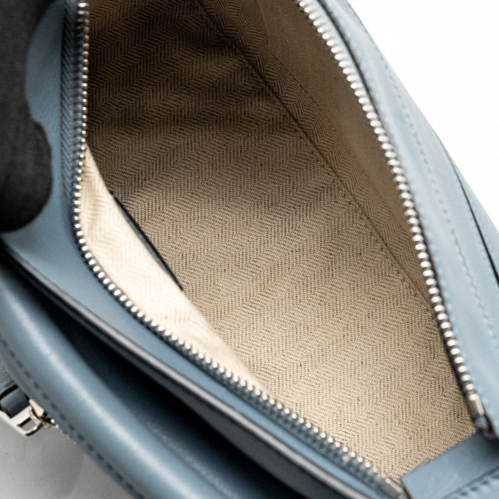LOEWE SMALL PUZZLE BAG CALFSKIN LIGHT BLUE SHW