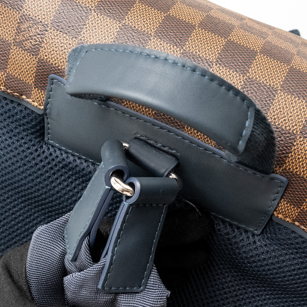 LOUIS VUITTON RUNNER BACKPACK DAMIER EBENE CANVAS/LEATHER SHW