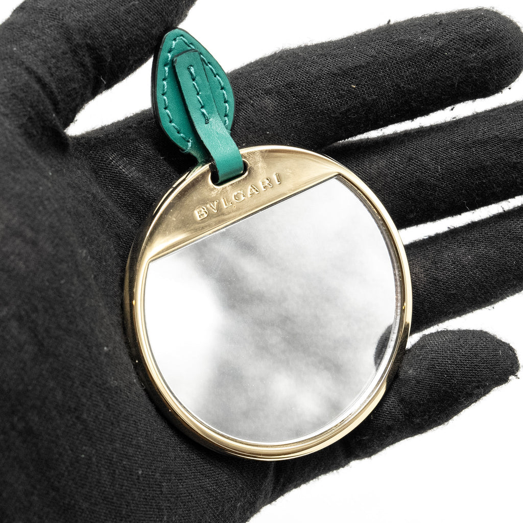 BVLGARI SERPENTI FOREVER TOP HANDLE CALFSKIN GREEN GHW