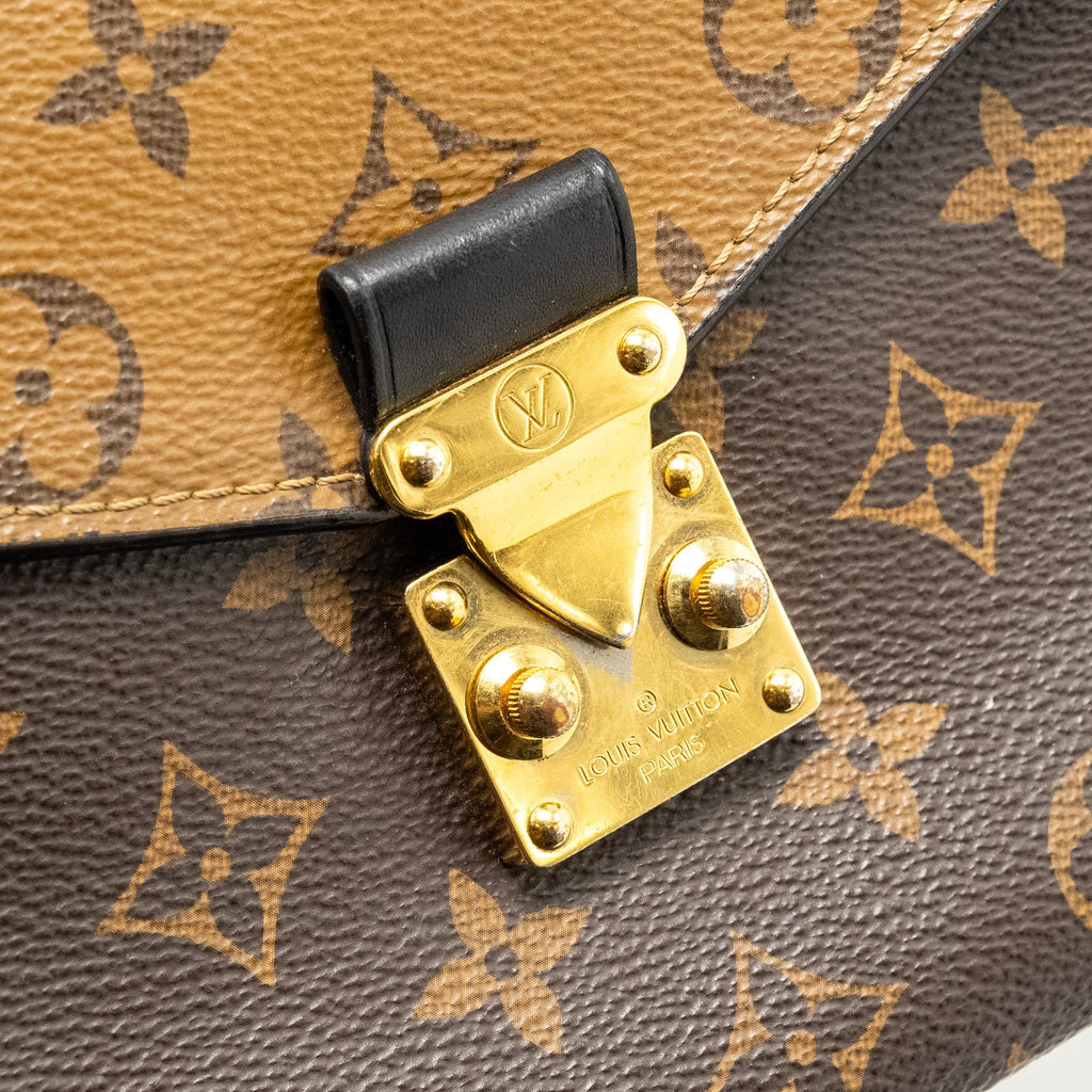 LOUIS VUITTON POCHETTE MÉTIS MONOGRAM REVERSE CANVAS GHW