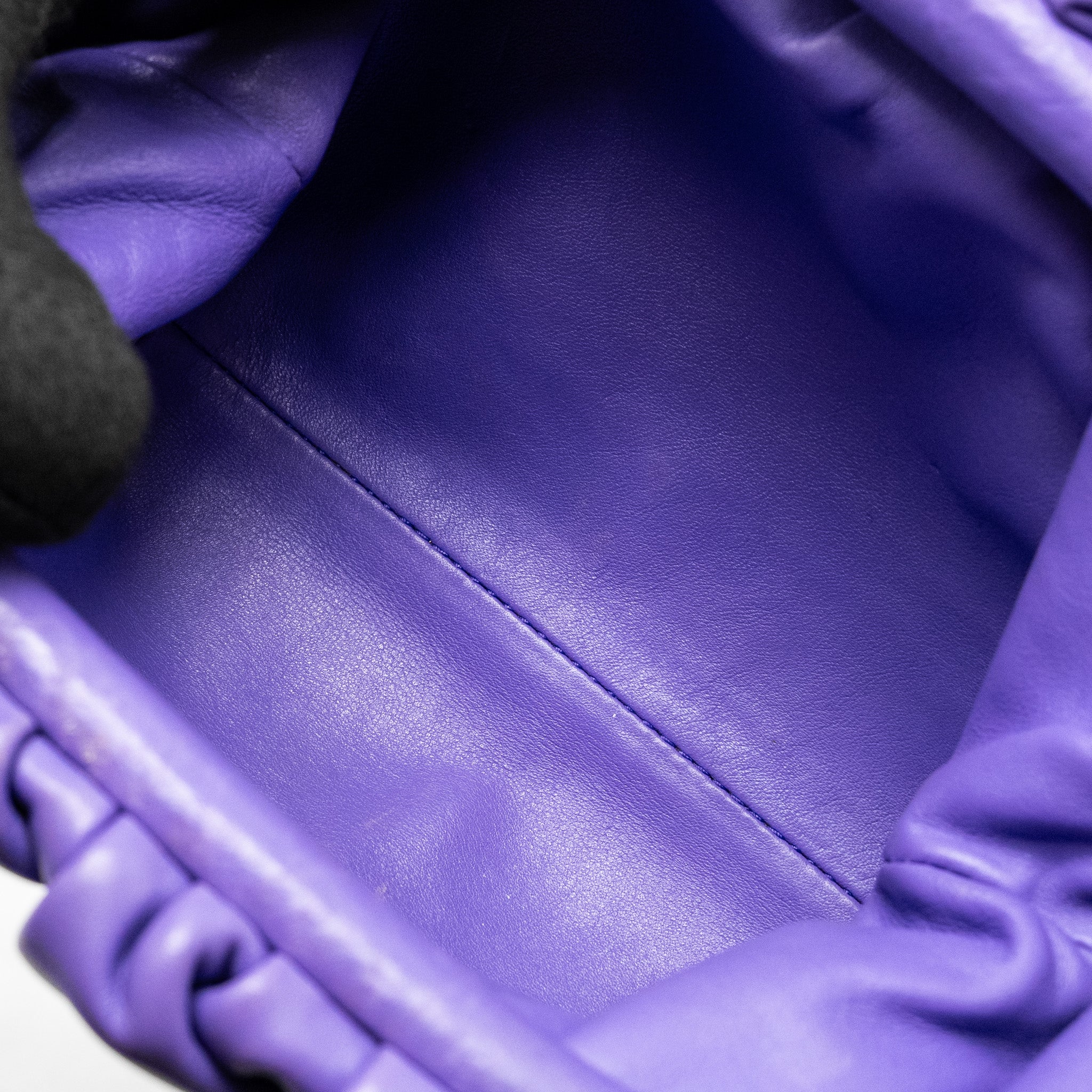 BOTTEGA VENETA MINI POUCH CALFSKIN PURPLE SHW