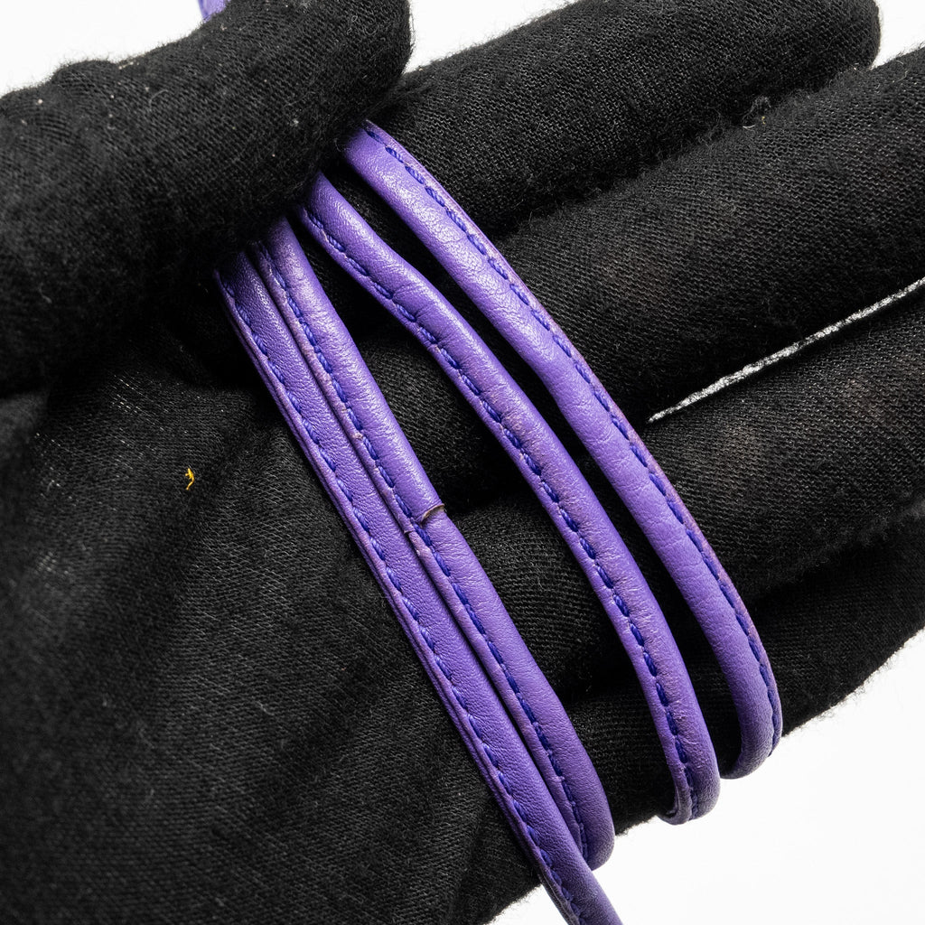 BOTTEGA VENETA MINI POUCH CALFSKIN PURPLE SHW